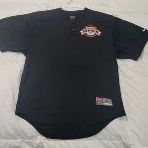 NIKE CAL RIPKEN BASEBALL CAMP BLACK JERSEY YOUTH LARGE